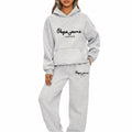 2026 Womens Print Hooded Sweatshirts Suit High Quality Hot Sales Outfits Clothing Fashion Casual Jogging Pants Sets