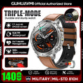 TANK Ultra 1400mAh Battery Military Smart Watch 10ATM Waterproof Heart Rate Tactical LED Flashlight Men - Visuel 15 | SAMAG