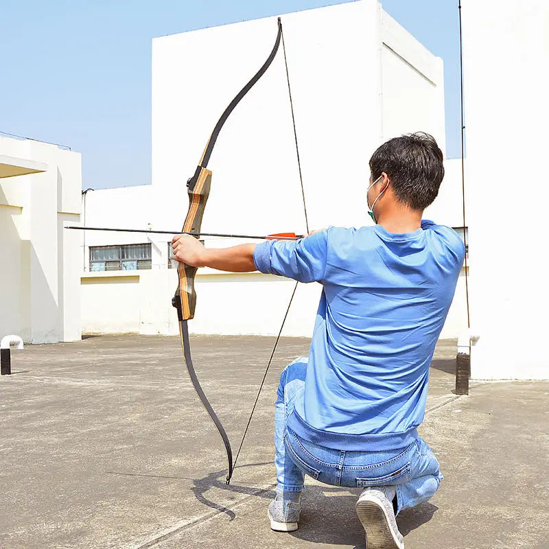 62" Takedown Wood Recurve Bow Real Shooting Archery | SAMAG