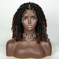 Synthetic Braided Bob Wigs Dreadlocks Lace Front Braiding Hair Wig Crochets Braids Wig Butterfly Locs Crochet Hair Wig for Women