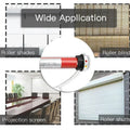 Customized Smart 25mm Curtain Motor Electric Roller Blinds Shutter Tubular Motor 38mm Tube Tuya Wifi Curtain Switch Moudle Alexa