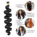 20 30 32 Inch Body Wave Double Weft Human Hair Bundles Remy Hair Extensions Unprocessed Brazilian Hair 1 3 4 Weave Natural Color