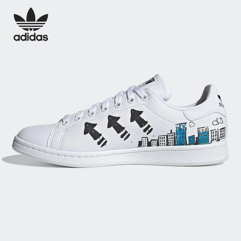 Adidas genuine STAN SMITH Trefoil Unisex Skate Shoes - View 2 | SAMAG