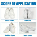 LOORSAN White Shoe Cleaning Cream - No-Rinse Stain Remover Instant Whitening for Canvas & Leather Sneakers