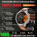 New 1400mAh Battery Sports Smart Watch 1.7” SOS+Flashlight Exercise Record Bluetooth Call Waterproof Health Watch For Android iO