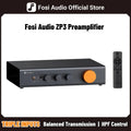 Fosi Audio ZP3 Preamplifier with 3-in/3-out XLR/RCA/SUB OUT HiFi Preamp with HPF High Pass Filter Tone Control