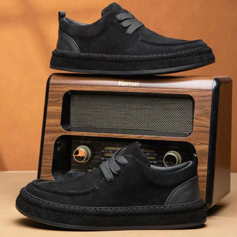 Men's Shoes Are Fashionable Brown Casual Shoes Made of Durable Suede Material Comfortable Walking Shoes Suitable for Daily Wear
