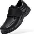 FitVille Men'S Extra Wide Diabetic Leather Dress Shoes, Roomy Wide Toe Box, Built-In Arch Support Orthopedic Shoes, Pain Relief For Swollen Feet, Edema, Plantar Fasciitis, Bunions & Neuropathy