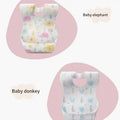 50-Pack Disposable Bibs for Babies Aged 6 Months to 2 Years Cartoon Bear Feeding Bib for Boy Girl Non-woven Drool Towel