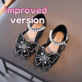 Summer Girls Sandals Fashion Sequins Rhinestone Bow Girls Princess Shoes Baby Girl Shoes Flat Heel Sandals Size 21-35