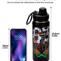 18oz Football Thermos Water Bottle Stainless Steel Insulated Cup Keeps Cold and Heat Thermal Mug Travel Vacuum Flasks