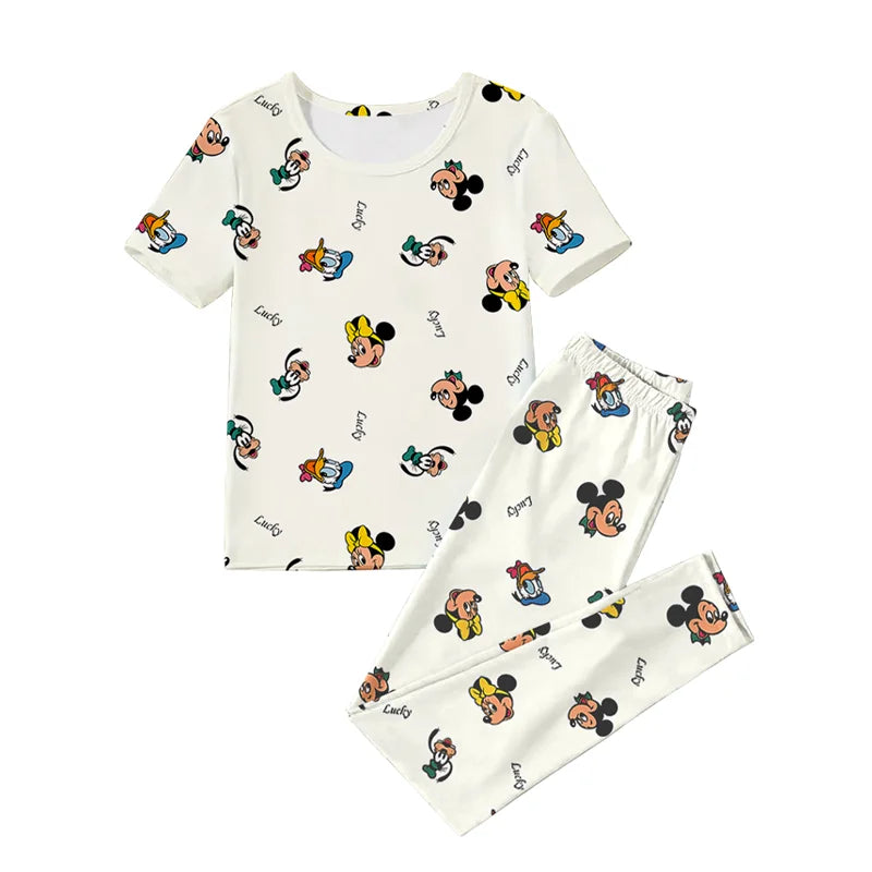 Women's 2-piece Disney Mickey and Friends Cute Cartoon | SAMAG