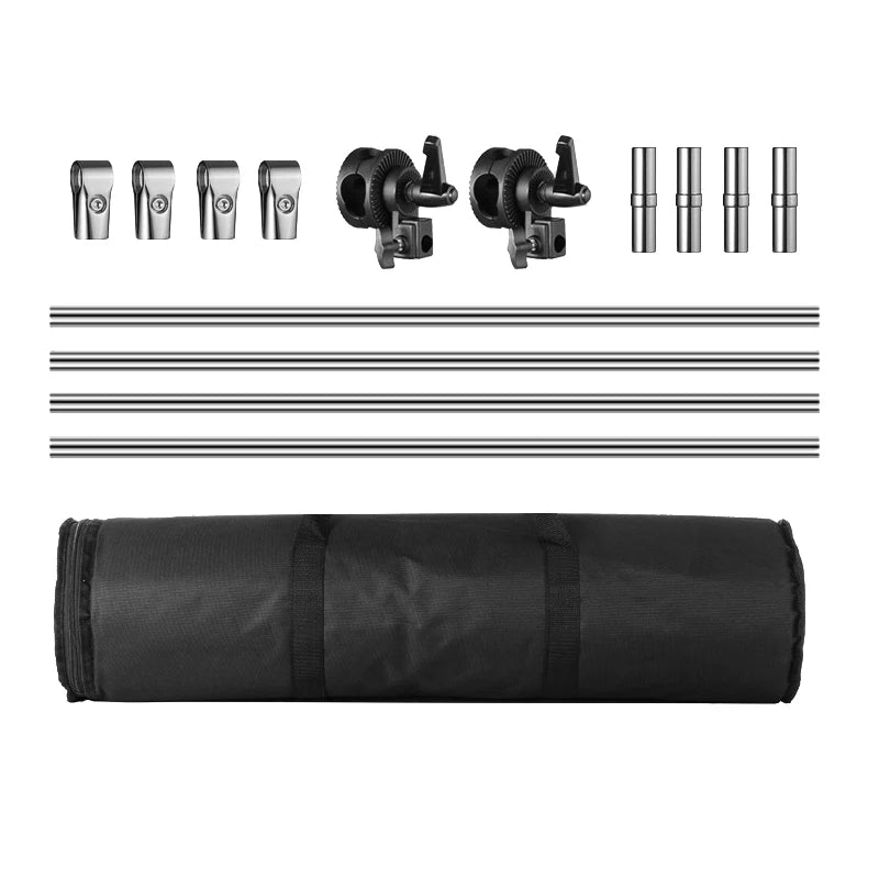 Detachable Diffuser Panel Portable Overhead Diffusion Butterfly Screen Scrim Frame Kit for Photography Studio Furniture Shooting
