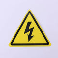 5pcs 3.6/5/8/10/15cm Warning Sticker High Quality Accessories Yellow Danger Notice Adhesive Labels Danger Forelectric Box