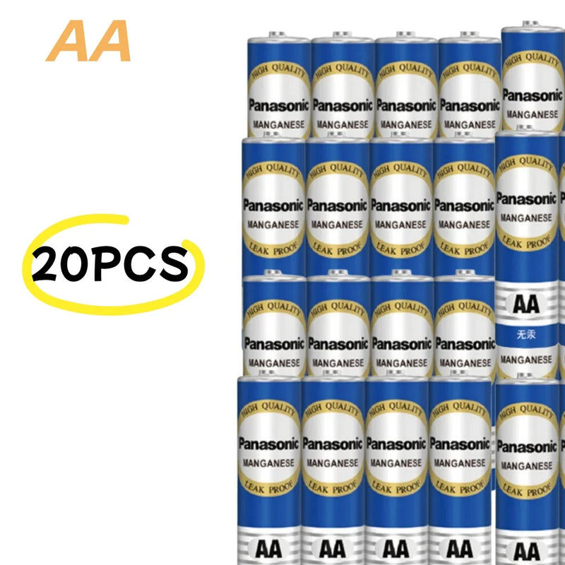 Panasonic LR6 LR03 AA AAA 1.5V Alkaline Batteries Long-Lasting Leakproof Dry Battery for Remote Control Camera Flashlight Wirele