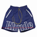 Style RHUDE Men's Casual Shorts Hip Hop Elastic Waist | SAMAG