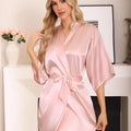Nightgown Soft Bathrobe Short Women's Lounge Bride | SAMAG