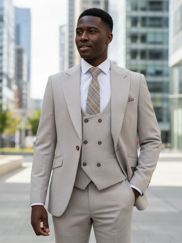 ST Cassy Full Men's Suits High Quality Elegant Slim Fit Formal Office and Leisure Banquet Groomsman Set Groom's Wedding Dress