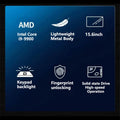 Ultra Slim 15.6 Inch Laptop 32GB RAM 512GB 1TB SSD Intel Core i9 9900 8C 16T 5GHz Gaming Notebook Office 1920x1080