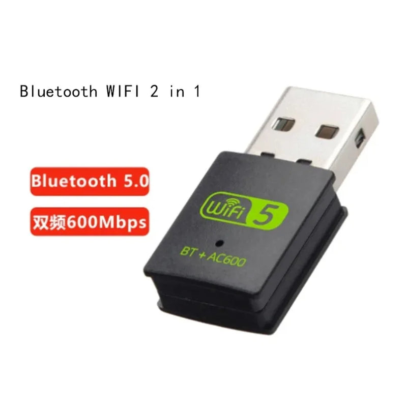 600Mbps USB WiFi Bluetooth Adapter 2 In 1 BT 4.2 Dual Band 2.4G/5GHz Wireless Network Card Driver Free for - Visuel 5 | SAMAG