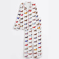 Extra Long Sleep Set Pajama, Casual Printed Fashion Pajama, Adult Comfortable Soft Pajama, Men's Winter Striped Sleepwear