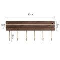 Kitchen Spice Bottle Storage Wooden Rack Multifunctional Wall Hanging Solid Brass Hook Bathroom Towel - View 7 | SAMAG