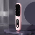 New Cross Border Wireless Straightening Comb, Negative Ion Straightening Comb, Wireless Straight Roll Portable Straightening Cur