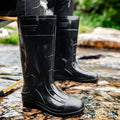 Spring Autumn High Male Shoes Work Camo Waterproof Resistant Without Lacing Cheap Fishing Wellies New On Offer Men's Rain Boots