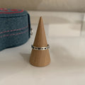 VENTFILLE 925 Sterling Silver Ring for Women Girl Gift Retro Open Trend Unique Design Geometric Asymmetric Jewelry Dropship
