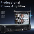 GOOERMI DAN415 Professional Power Amplifier 1500W 2/4 Channel Audio Amplifier 110V/220V DJ Stage KTV PA Sound System