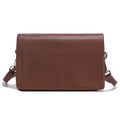 Zency New Soft Plain Color Leather Bag Multiple Pockets Women's Bag Genuine Leather Shoulder Crossbody Versatile Commuting Bag