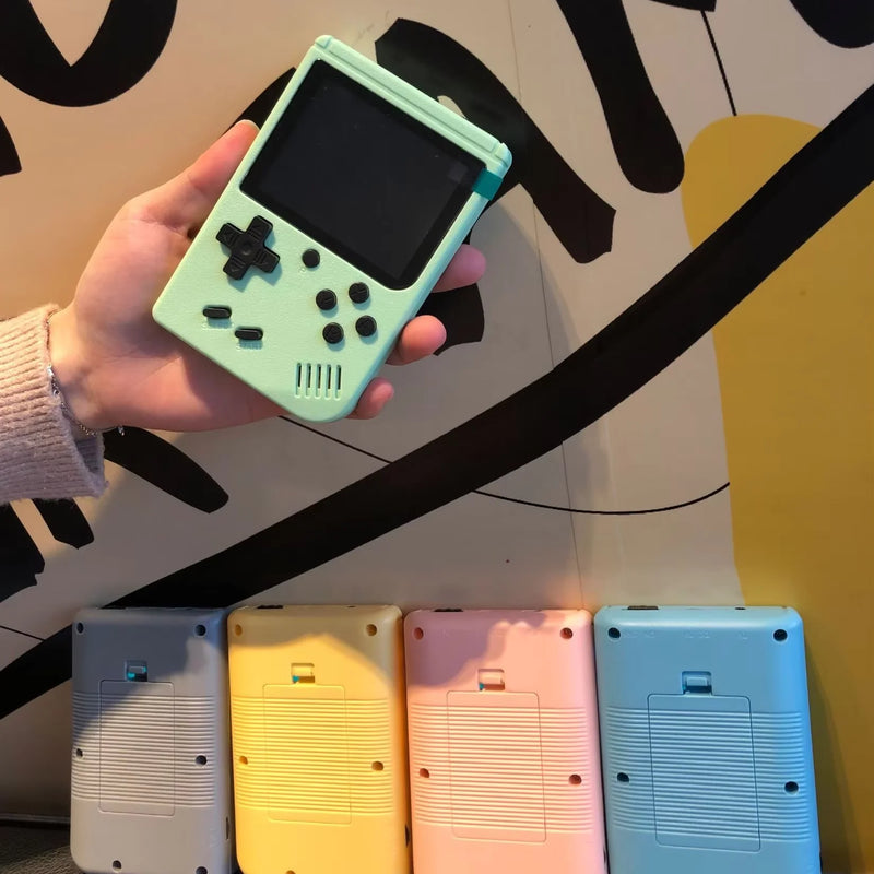 Retro Handheld Games Console Built-in 400 Video Games Portable Gaming Player with 2.4 Inch IPS Screen and Rechargeable Battery