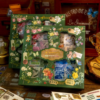 Mr.Paper Master /Box Pet Sticker Set Vintage Garden Theme | SAMAG