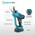 Makita Brushless Cordless Pruning Shears High Power Electric Branch Pruner Garden Cutting Tool For 18V - View 5 | SAMAG