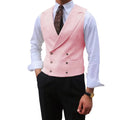 Fashion Solid Vests for Men Casual Style Sleeveless Male Fashion Waistcoat 1 Piece Slim Fit Beach Prom Party Suits Vest