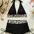 Square Neck Modest Bikini Set With Skull Print | SAMAG