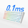 MCHOSE Jet 75 Magnetic Switch Gaming Keyboard Hall Effect Hot-Swappable Customized RGB Snap Tap 0.1ms Latency 8kHz Polling Rate
