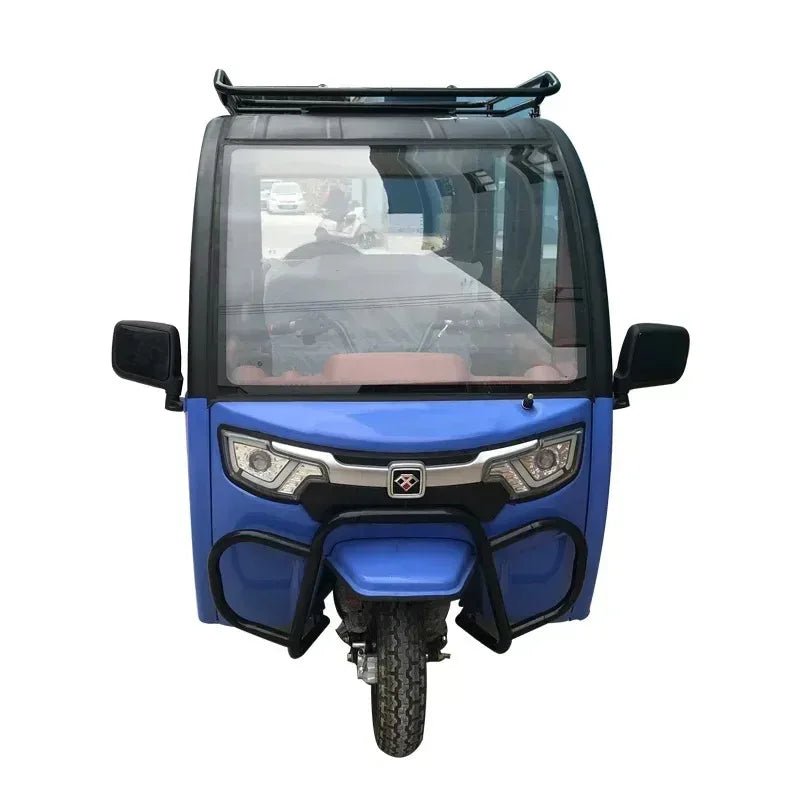 Fully Enclosed 3-Wheel Electric Tricycle for Adults 60v Voltage Trike Adult