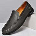 Genuine Leather Men Footwear Slip on Office Man Formal Shoes Wedding Party Men Dress Shoes Breath Driving Lazy Loafers Moccasins