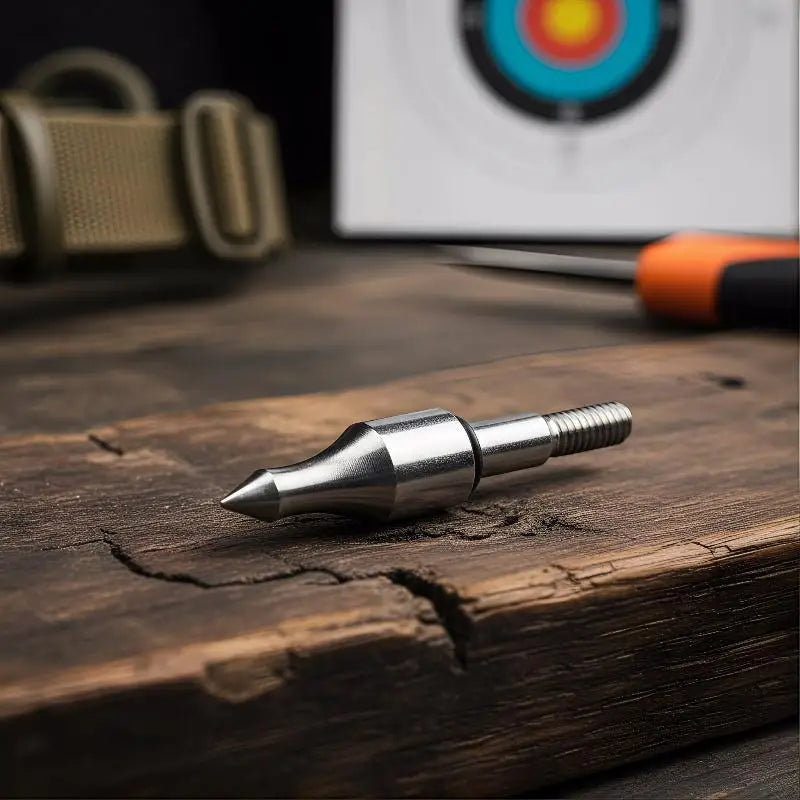 New Screw In Metal Field Points 8.8mm Archery Arrow | SAMAG