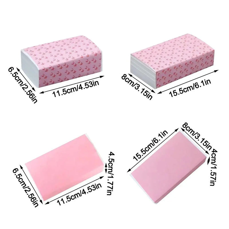 100/130Pcs Adjustable Hair Perm Papers Thicken Easy to Clean Wrist Hair Perm Paper Professional Styling Tools