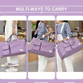UNIXINU Carry On Travel Bag Large Capacity Weekender Overnight Duffle Bags with Shoe Compartment Sports Fitness Bags for Women