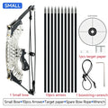304 Stainless Steel Mini Compound Bow Set with 10 Arrows | SAMAG
