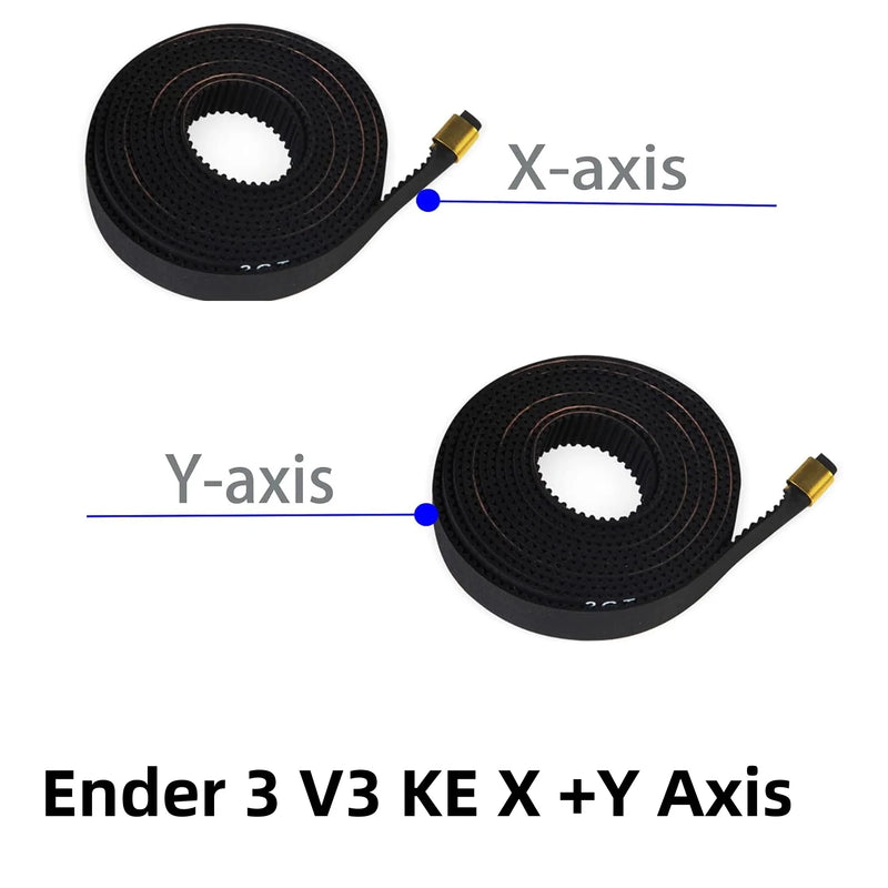 Creality Ender-3 V3 KE  X+Y-axis and Ring Belt Synchronous Belt Timing Belt for 3D Printer Parts