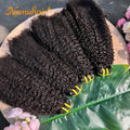 4C Afro Kinky Curly Hair Bundles 100% Raw Vietnamese Virgin Human Hair Extensions Cuticle Aligned Single Donor For Black Women
