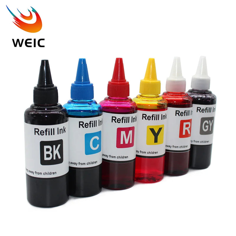 6Color *100ML Refill Ink Kit for Epson XP-15000 XP-15010 XP-15080 Printer