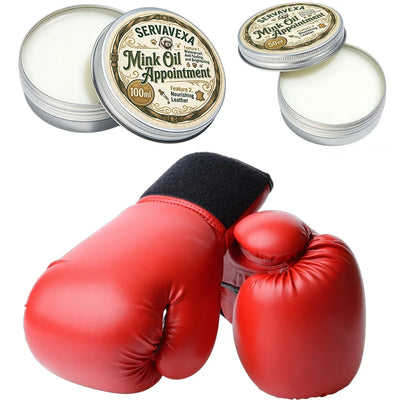Boxing Glove Specific Mink Oil Cream - Prevents Cracking | SAMAG