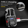 Ultra Small Mini LED Light Rechargeable Keychain Light Outdoor Camping COB Work Light Portable Pocket Wrench Screwdriver