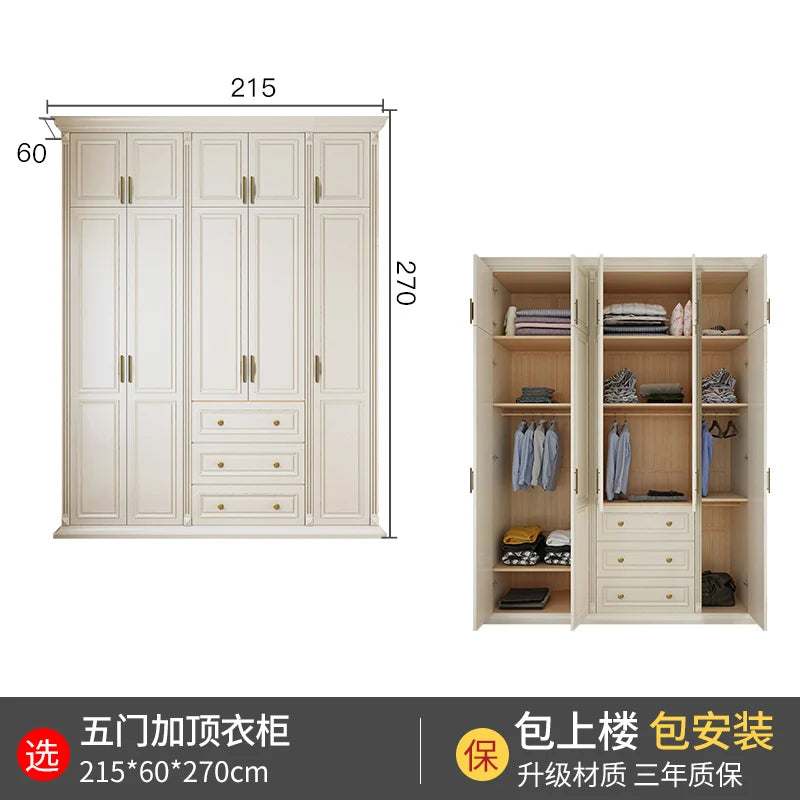 Modern Waterproof Wardrobe Drawers European Women Shelf Wardrobe Living Room Perfume Storage Roupeiro De Quarto Home Furniture
