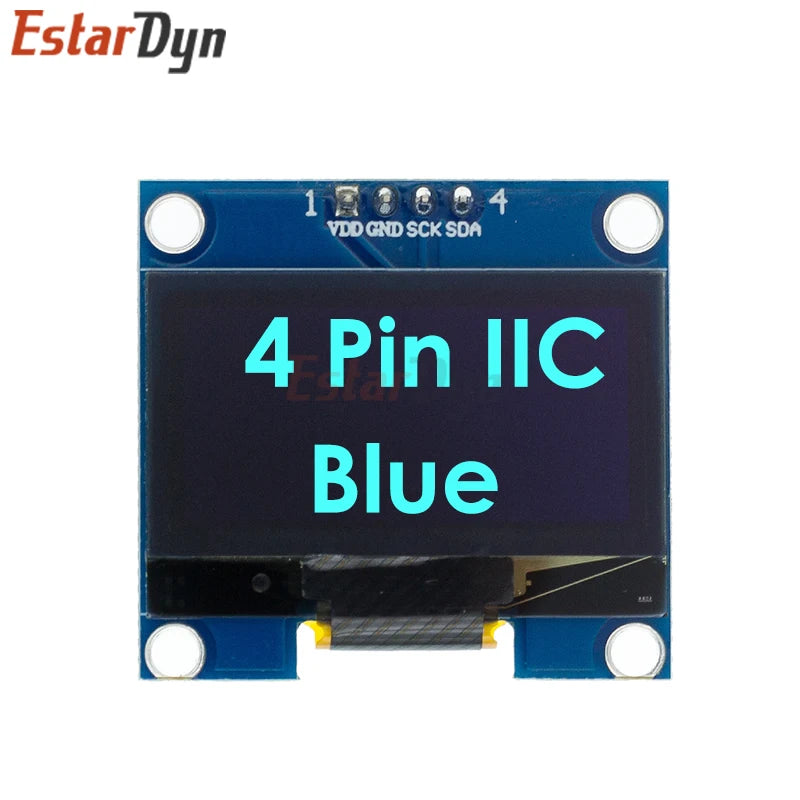 EstarDyn 1.3" OLED Display Module White Blue Color Drive Chip SH1106 128X64 1.3 Inch LCD LED IIC I2C Communicate For Arduino
